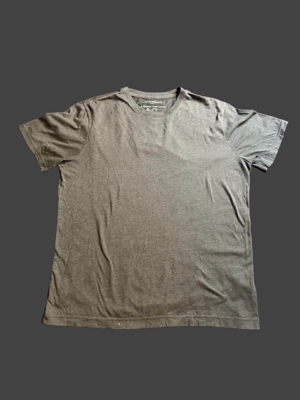 Banana Republic Men's Short Sleeve Crew Tee - Gray